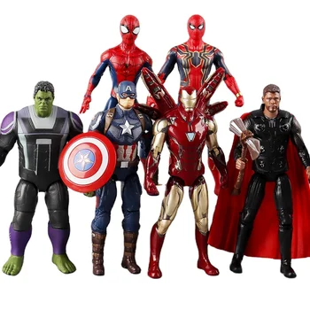 Super Hero Action Figures OEM Toy Figure 3D Printer Orange Box Style Packing Plastic Color Weight