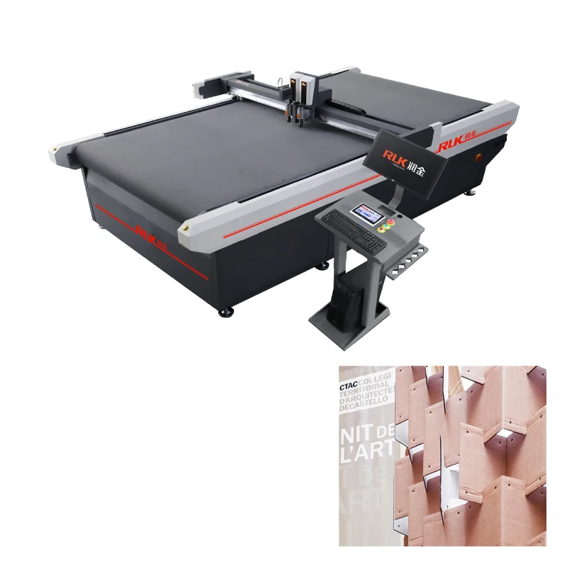 RUK Digital Cutting Plotter Rubber Band Gasket Flatbed Cutting Machine Automatic Cutter
