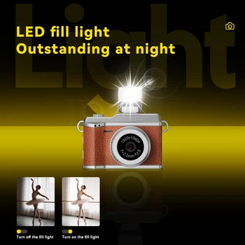 New 1080P HD 2MP CMOS Sensor Compact Keychain life Camera Video Recorder Mini Thumb Camera with Fill Light for Decoration Life detail image