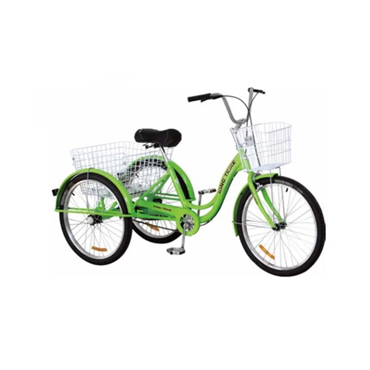 Tricycle Adulte Réglable Avec Dossier Et Paniers – Charge 150 Kg, Pour Personnes âgées Et Mobilité Réduite