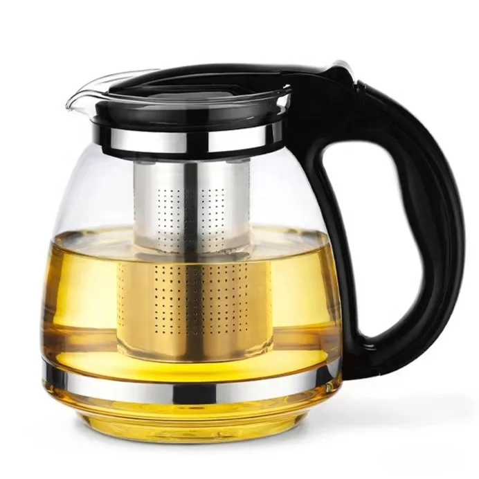 Горячая распродажа! Жаропрочного боросиликатного; Обувь на плоской подошве с закрытой пяткой цветными стеклянными 1500/2000 мл кофейная чашка для чая/Отопление холодной чайник