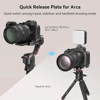 SmallRig Baseplate for Sony A7R V/A7 IV,Bottom Mount Plate with Quick Release Plate for Arca,Anti-Scratch Anti-Deflection-3666B product image