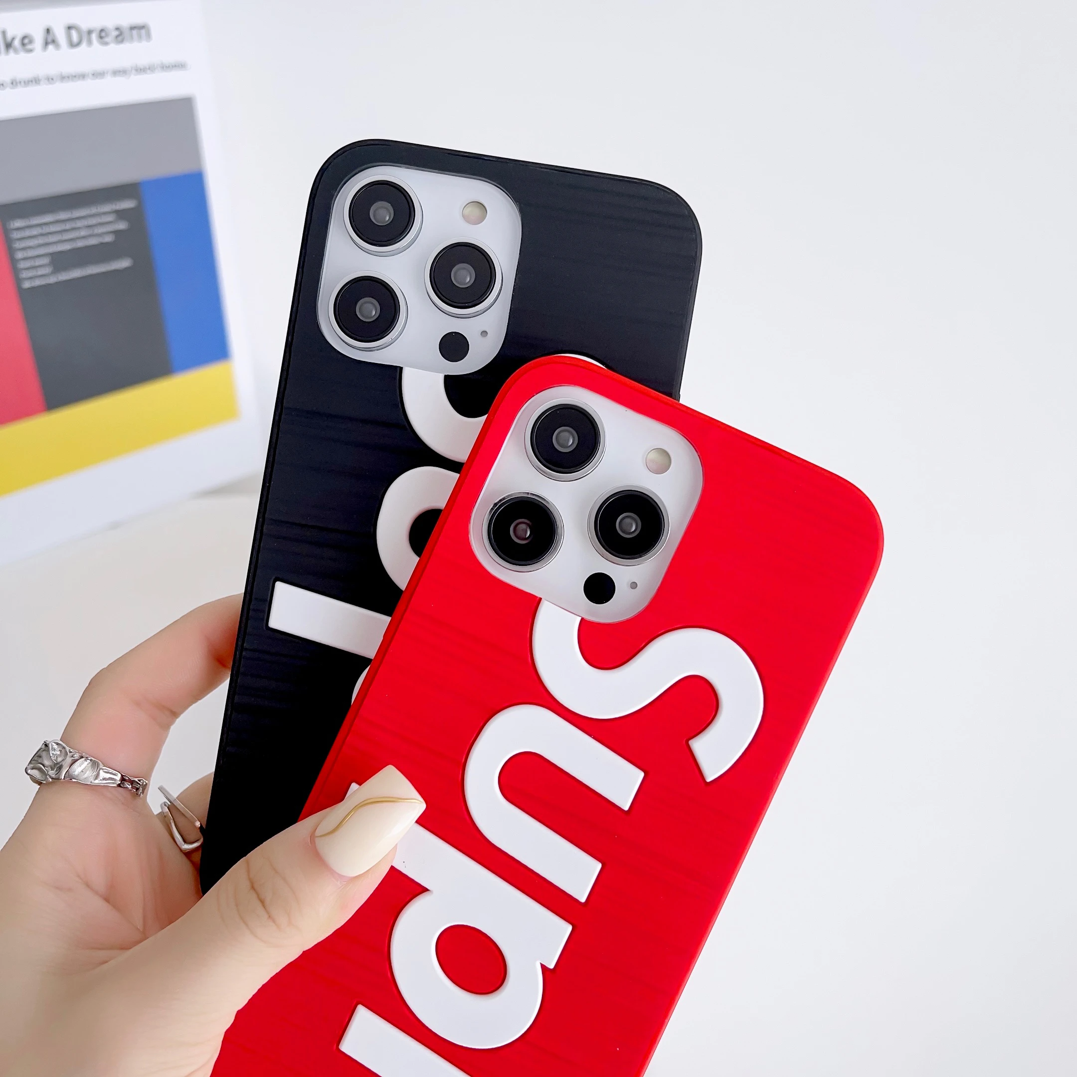 New 3d Silicone Brand Phone Cases Luxury Designer For Iphone 11 12 13