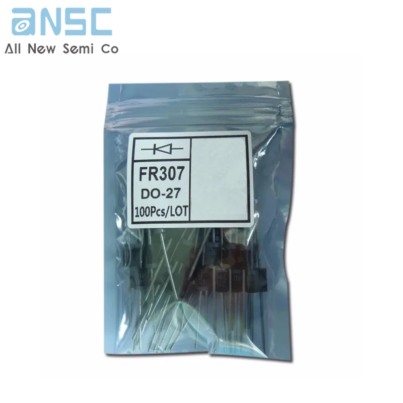 E011 Rectifier Diode 3A 1000V DO-27 FR307