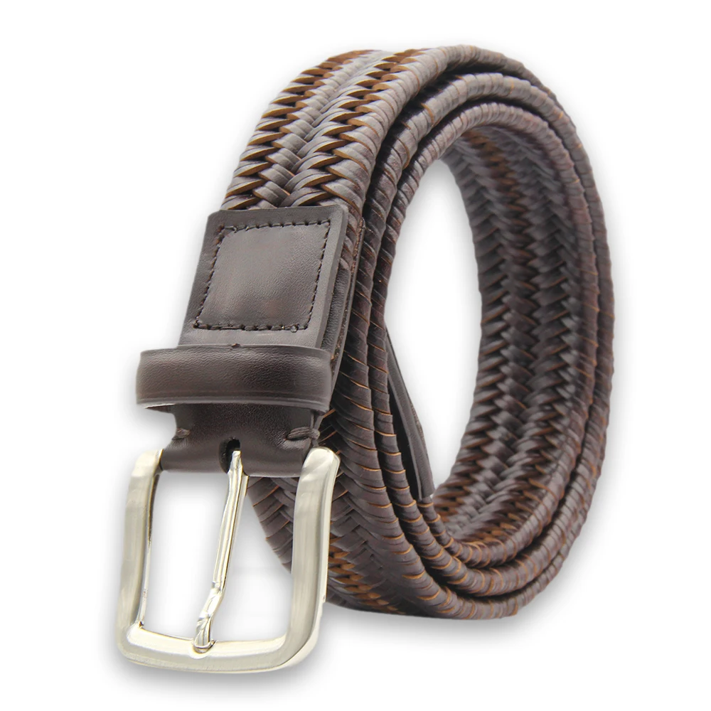 weaved leather belt