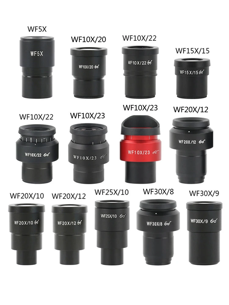 Stereo microscope eyepiece wide field high eye point wide angle 10x with scale m Stereo microscope eyepiece wide field high eye point wide angle 10x with scale m