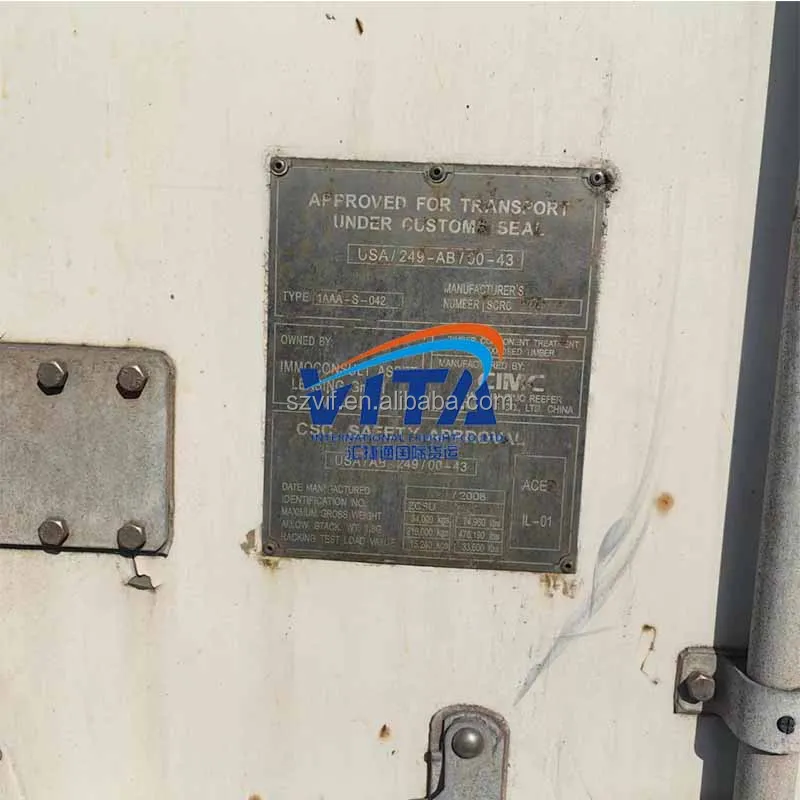 Best Price 20ft 40ft Used Reefer Containers for Sale