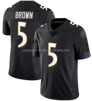 Nike Ravens 44 Marlon Humphrey White Stitched New Elite Men Jersey