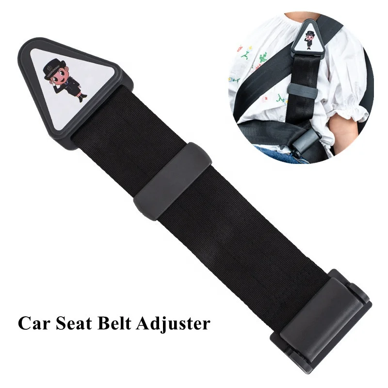 Seatbelt Adjuster for Kids,dadhot Universal Auto Shoulder Neck Strap Positioner Belt,Protective Safety Strap Adjuster Seatbelt Black 