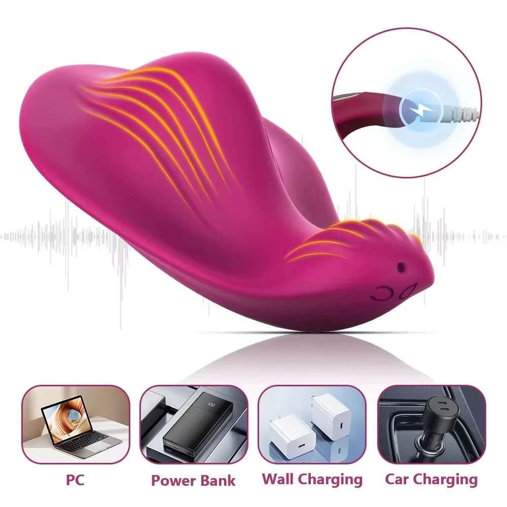 Wearable couple egg vibrator with long-distance smartphone app control