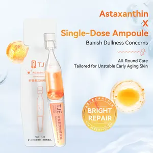 Astaxanthin Hyaluronic Acid Ampoule Essence Skincare Antioxidant Pore Tightening Wrinkle Repair Single Use Serum