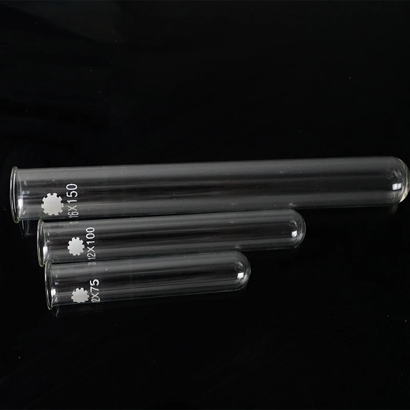 Laboratory Disposable Round Bottom Transparent 16mm 22mm PET Plastic Test Tubes With Lids