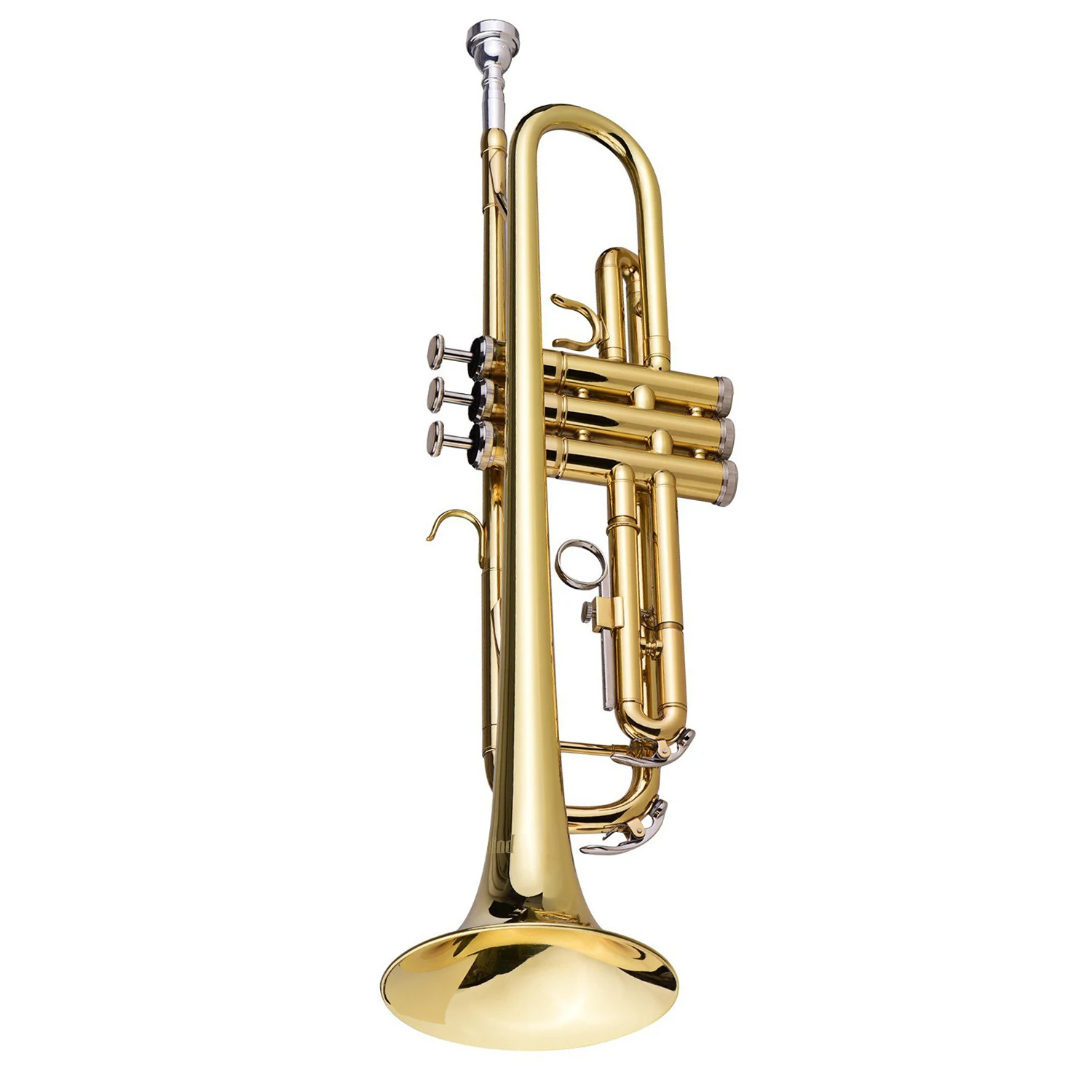 3C Boquilla de trompeta Juego de boquilla de trompeta Latón Tono brillante Piezas de instrumentos musicales de viento Accesorios de rendimiento 