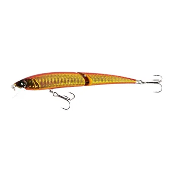 Wholesale Stainless Steel Bionic Artificial Hard Bait Minnow Two-Joint 12g 11cm Lure for Bass Fishing – Minnow – view 2