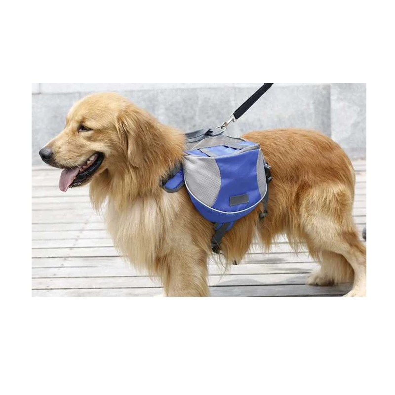 Wholesale High Capacity Toddler Dog Saddle Bag Backpack Harness with  Pockets Deluxe Quick Release Carriers Wander Dog Pack From m.