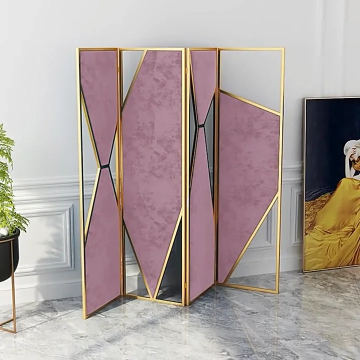 Partition Decoration Personalized Art Accordion Partition Wrought Iron