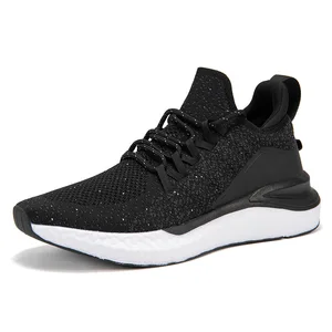 Men's Large Size Sports Casual Shoes Lightweight Fashion Breathable Mesh Cotton Running Shoe Barefoot Feature Custom Upper