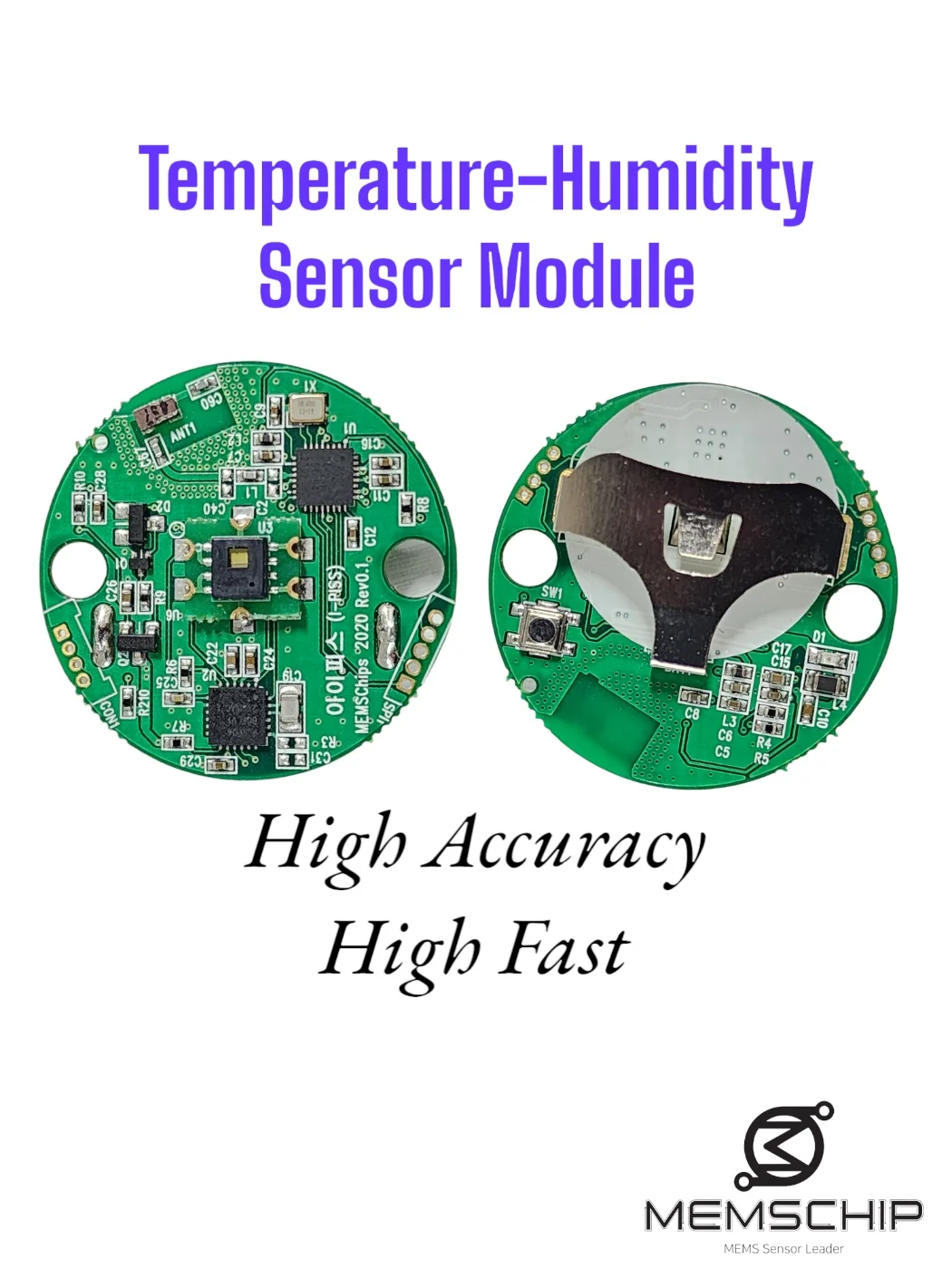 High Precision Pcb Type Digital Temperature And Humidity Bluetooth ...