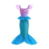 Abito lungo sirena E77-blue