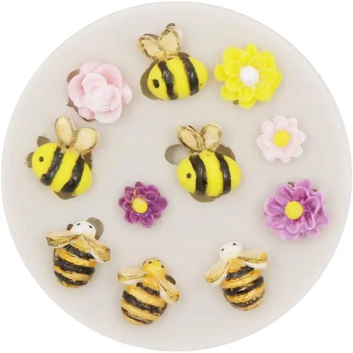 Silicone Honeybee Baking Mold Fondant Bee Supplies Cake Decorating Mould  Gum Paste Insects Cake Topper - China Silicone Bee Mold and Fondant  Chocolate Mould price