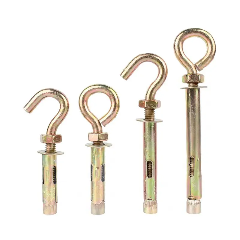 AISI 304 & 316 Stainless Steel U-Bolts L & J Hook Foundation Fasteners DIN529 Standard A2-70 Grade
