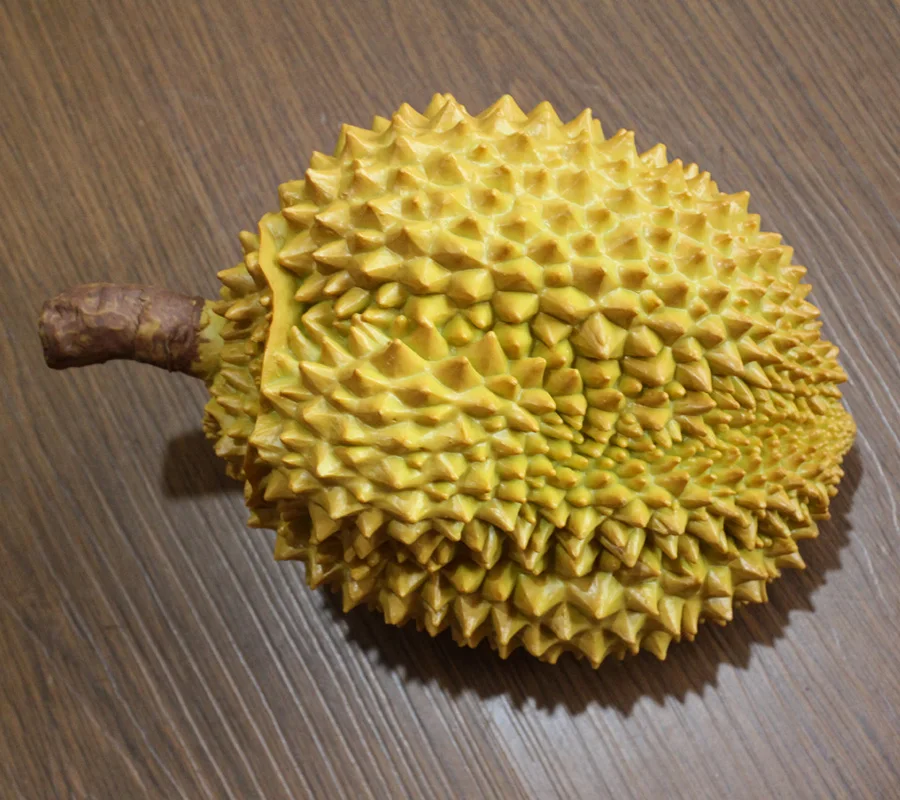 Wholesale PVC Durian Realistic Artificial Fruit for Christmas Decorations