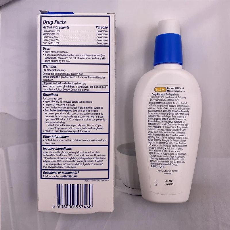 Cerav Moisturizing Facial Lotion Am Pm Day Night Lotion With Spf30