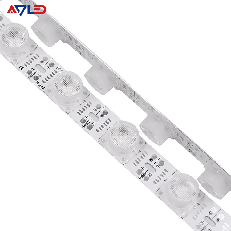 Adled 5 Years Lighting Illumination Led Light bar 24v 12v 18leds/m 15x45 Degree IP20/IP65/IP67 for Led Sign Boxes