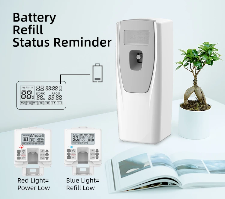 Wisekleen Automatic Insect Spray Dispenser Aerosol Spray Air Fresher