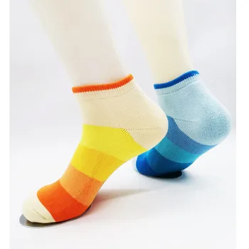 100% Cotton Sports Socks colorful custom ankle Towel-Bottom nice design Socks