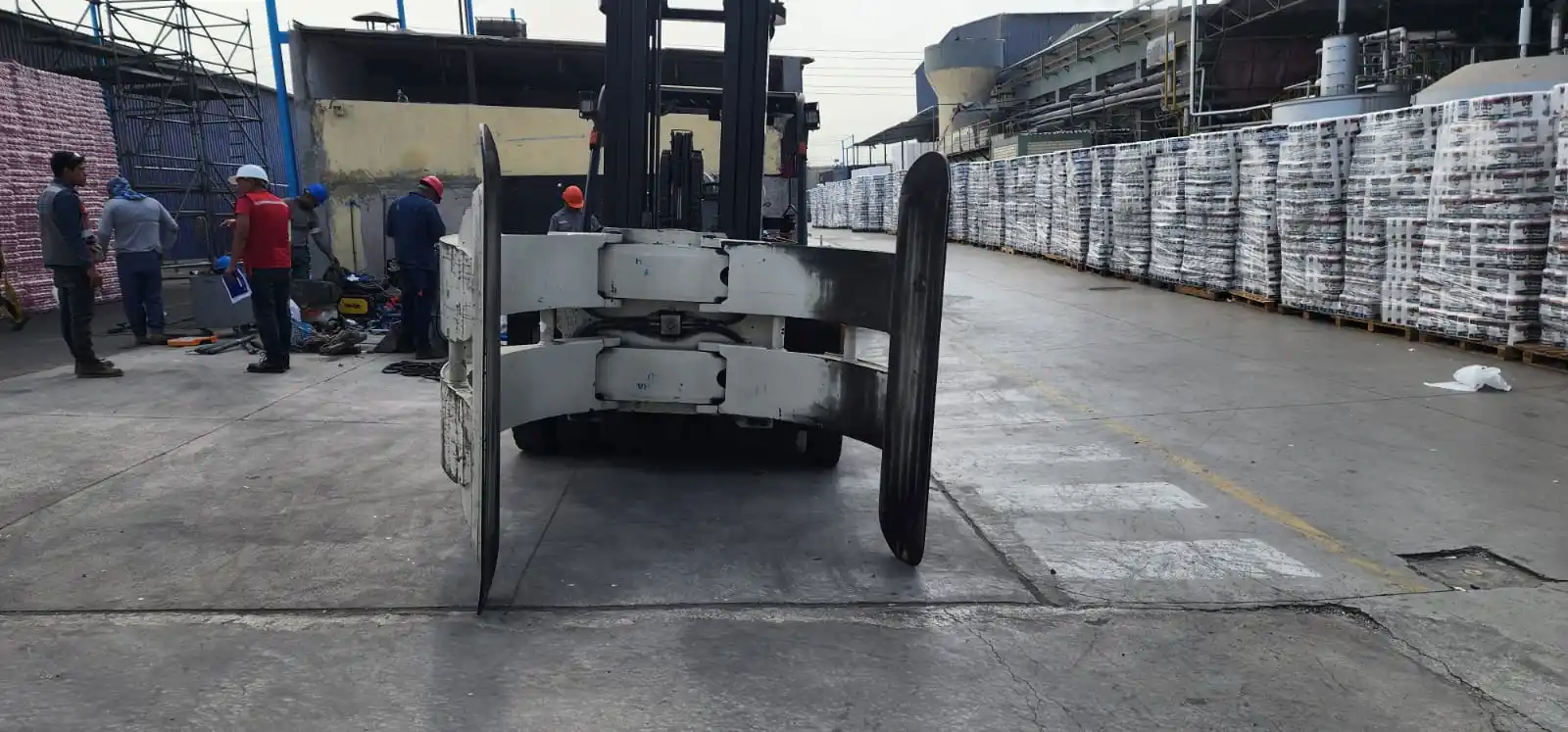 FG70 15500 LBS Gas Engine Counterbalance 7000kg Dual Fuel LPG / Petrol Forklift