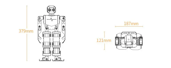 Assembled Standard Version Tonybot Humanoid Robot Programmable Robot Smart Robot for Arduino