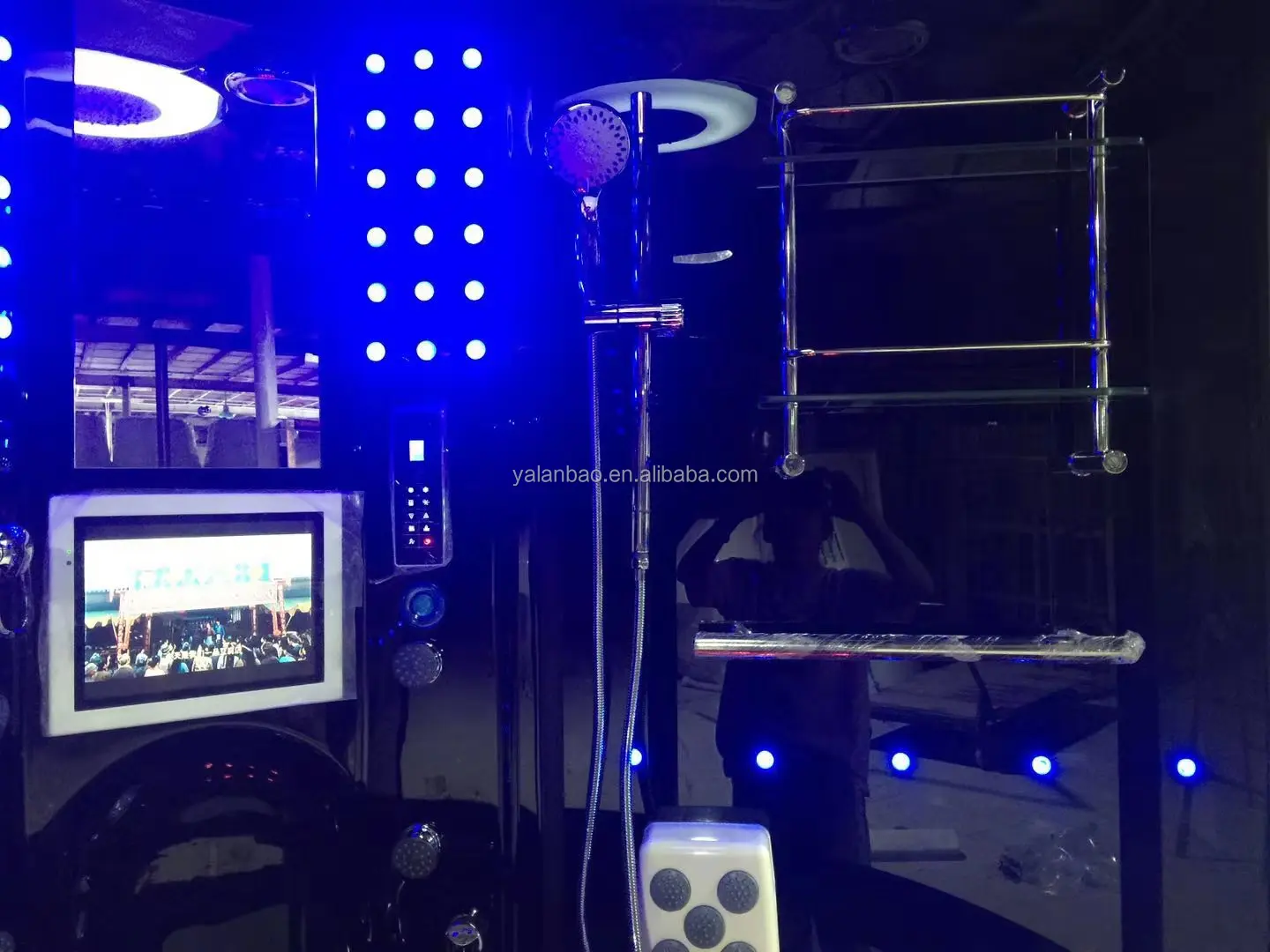 Whirlpool Spa Luxurious Home Steam Shower Room With Massage Bathtub