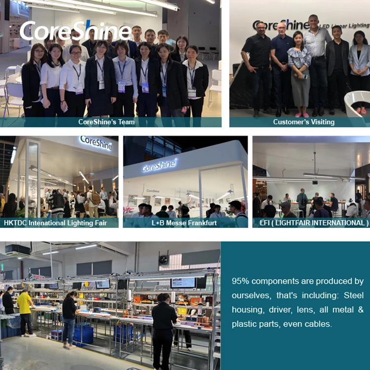 Coreshine Led Trunking Linear System Led Linear Pendant Light