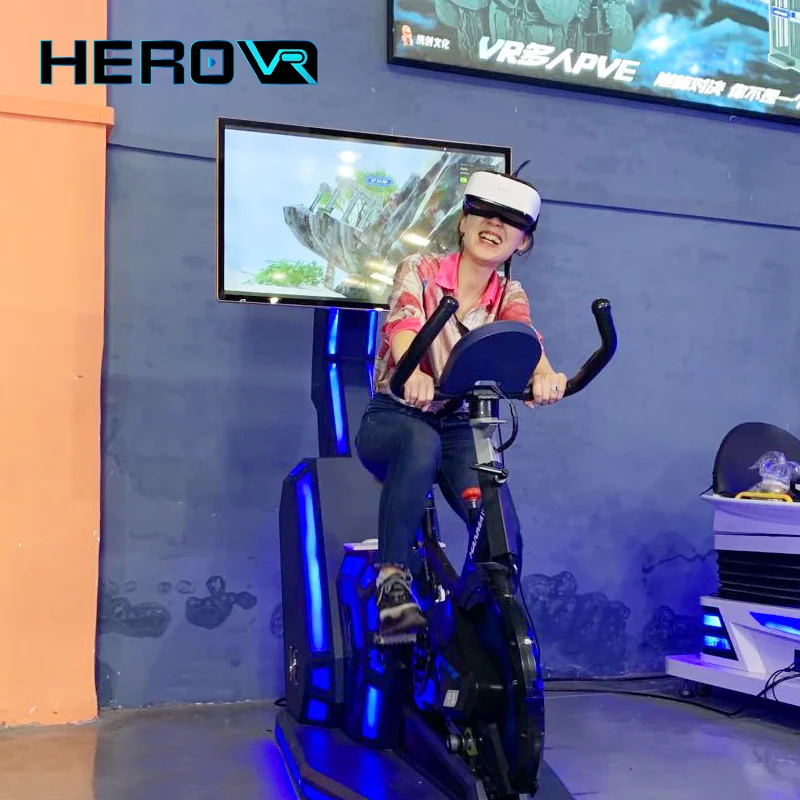 HEROVR Virtual Reality Exercise VR Gym Motion Ride Virtual Reality Spinning Bikes Equipment Arcade Machine