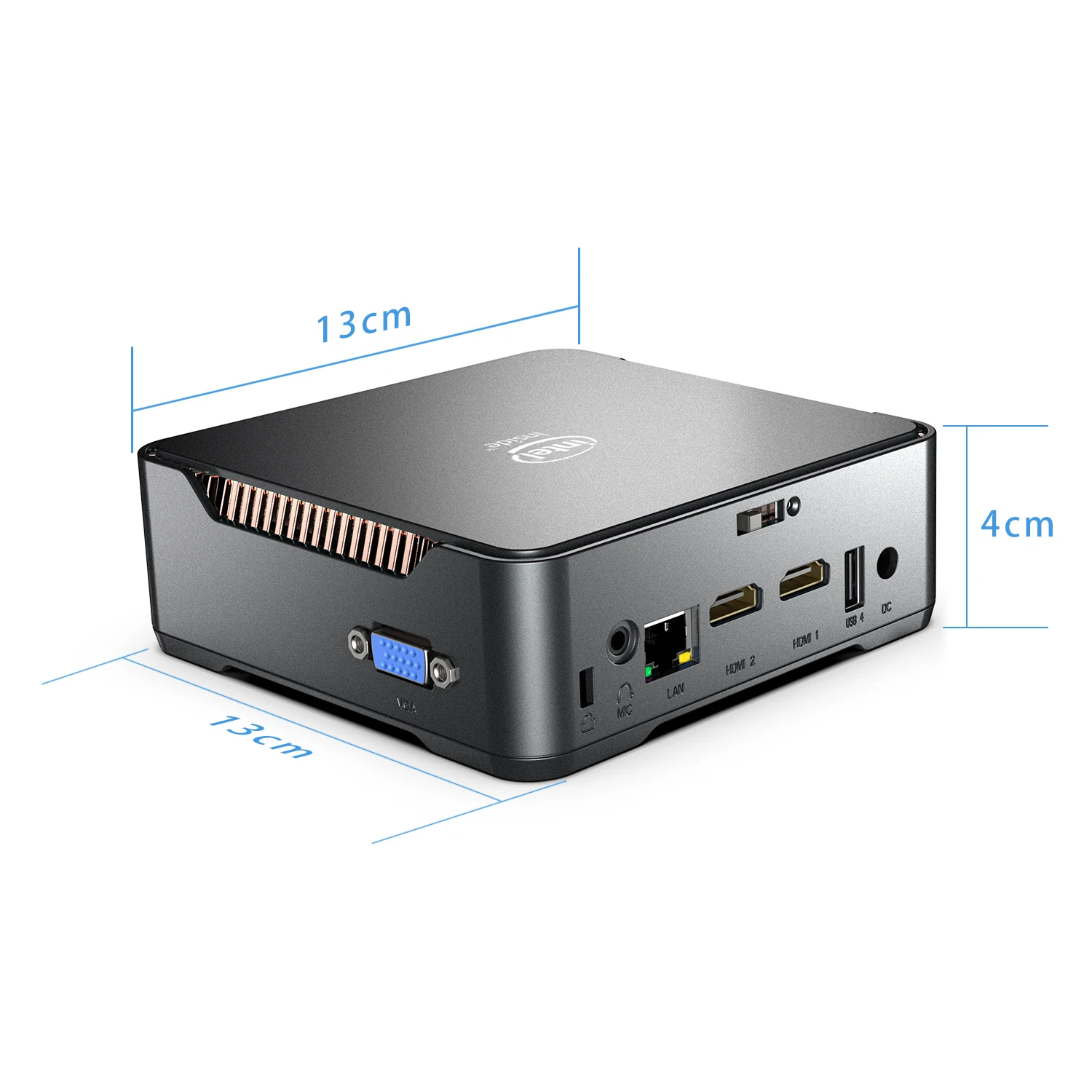 ACCEPC Factory 8gb 128ssd Windows 10 High Quality Gaming windows Mini Pc Portable Micro Pc Mini Computer GK3V J4125 Mini Pc