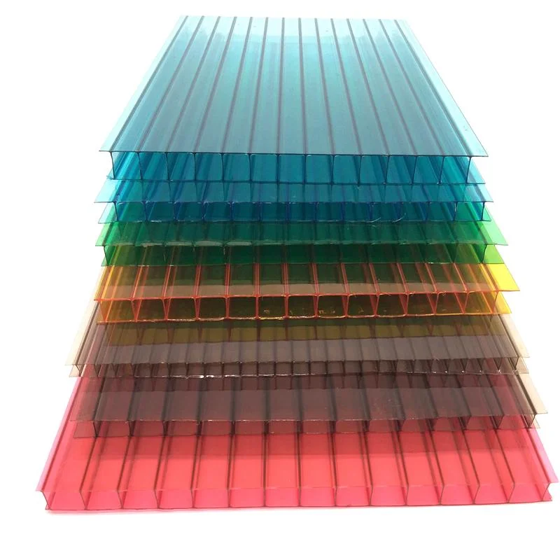 8mm Polycarbonate Ceiling and Wall Cladding Sheet/greenhouse Polycarbonate clear Board/Pc Plastic Honeycomb Sandwich Panels