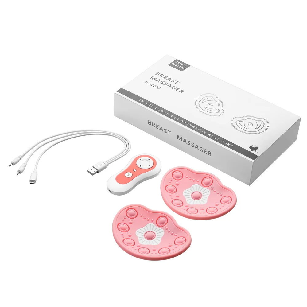 Breast Lifting Anti Sagging Device Usb Rechargeable Wireless Electric Breast Massager For