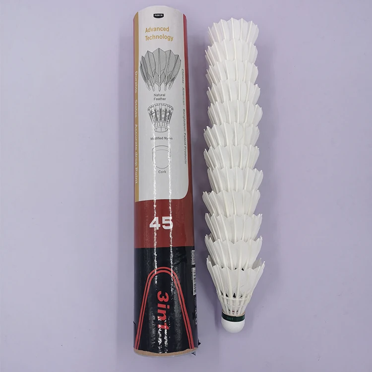 Best Selling 3in1 Hybrid Shuttlecock Best Seller Oem Available Feather