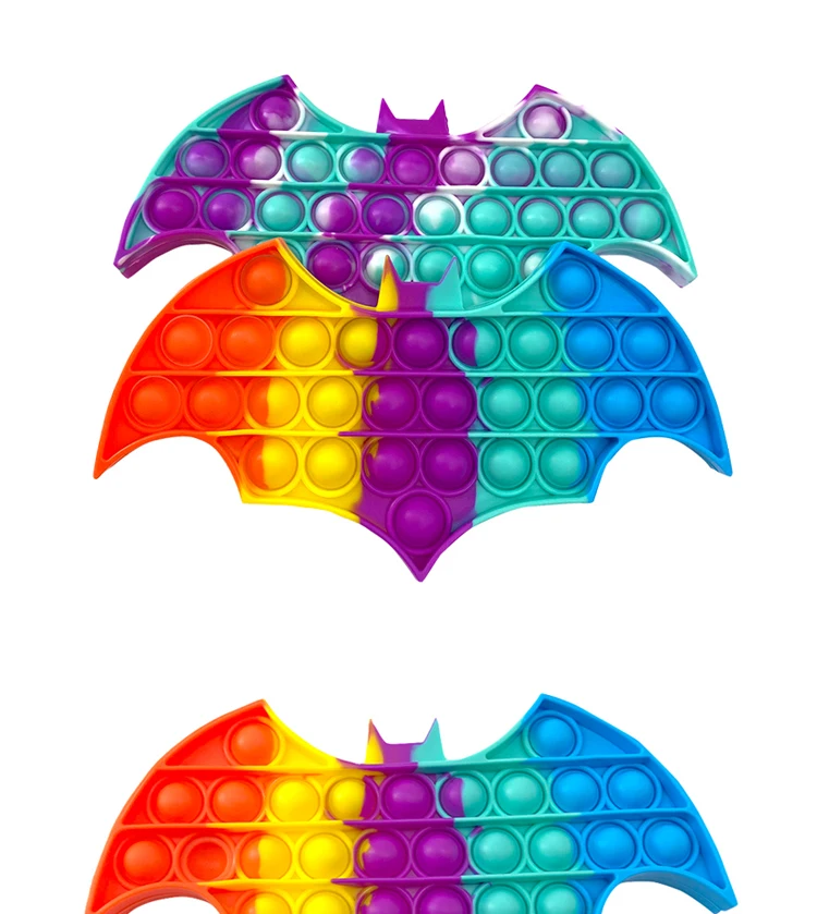 New Silicone Bat Anti Sensory Stress Toy Halloween Gift Poppet Fidget Toys