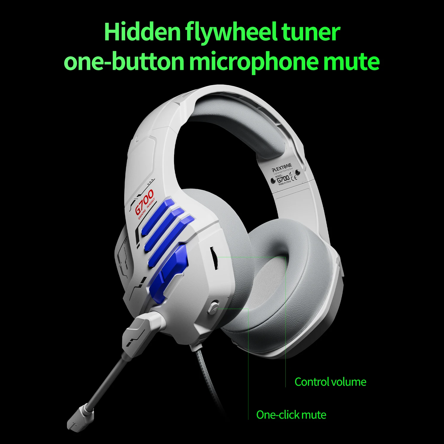 PLEXTONE Gaming Headset Immersive Sound for PS5 Xbox