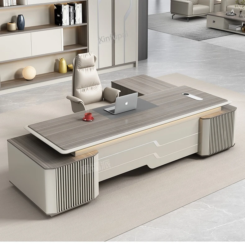 Mdf Commercial Office Furniture Escritorio De Oficina Desk Set L Shaped Desk Office De Bureau Luxury boss Executive Office Table