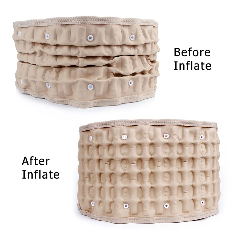 Durable PU Inflatable Back Decompression Belt