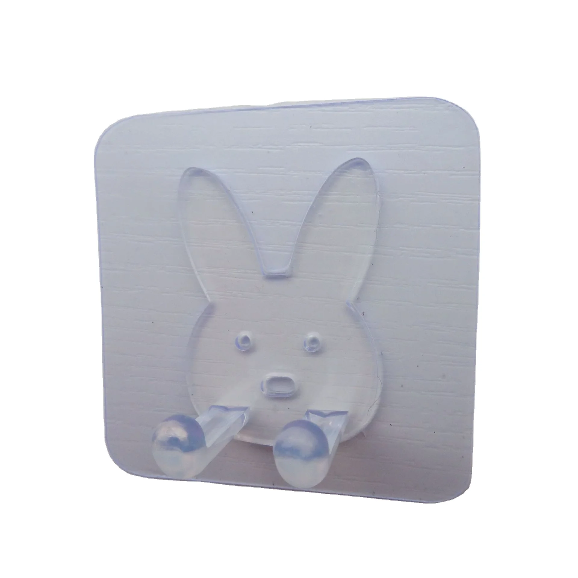 Rabbit Plug Hook Multifunctional Sticky Hook Fixed Traceless Viscose Finishing No Punching Double Hook