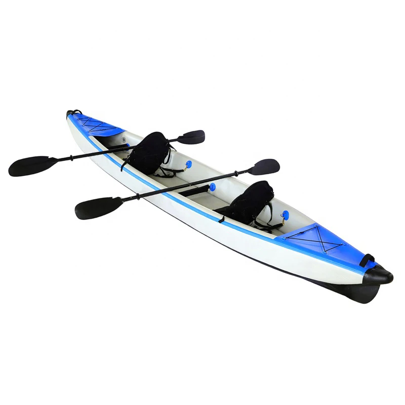 Fishing Kayak Canoe Inflatable Fishing Boat Rowing Water Sport Pvc