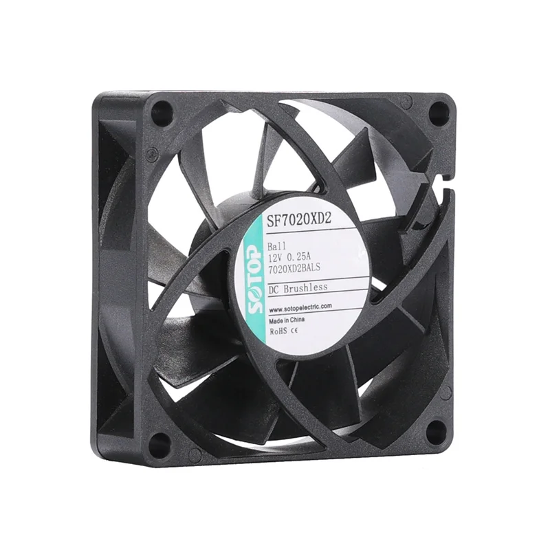 Industrial Axial Cooling Fan, Brushless, 12-48V, SF7020 - detail 10