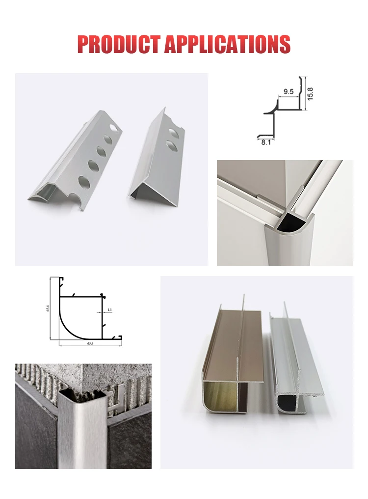 Aluminium External And Internal Corner Trim For Decoration - Buy Corner ...