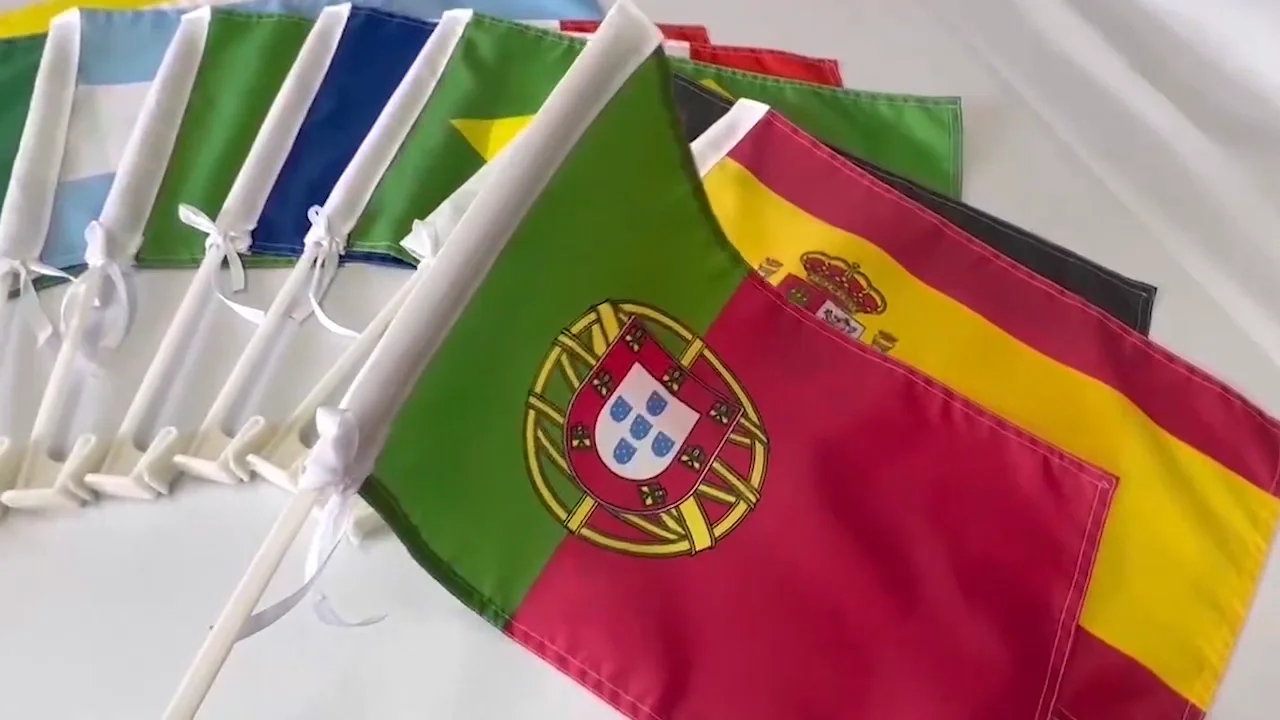 World Cup Car England Flag Hanging Suction Cup Flags Window Hanging