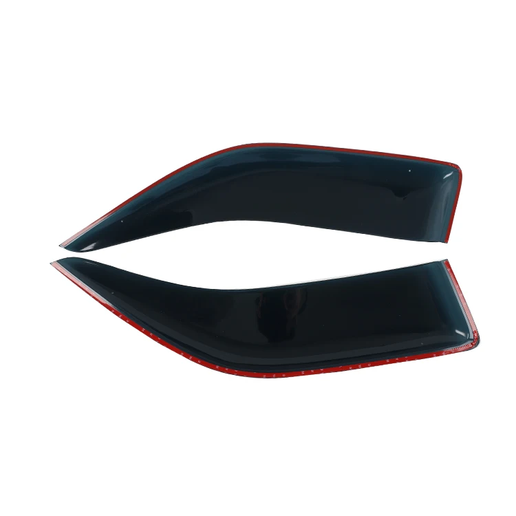 For Toyota Hiace 2005-2018 Weather Shield Rain Guard Door Visor Acrylic Material Sun Shade Car Accessories Window Visor