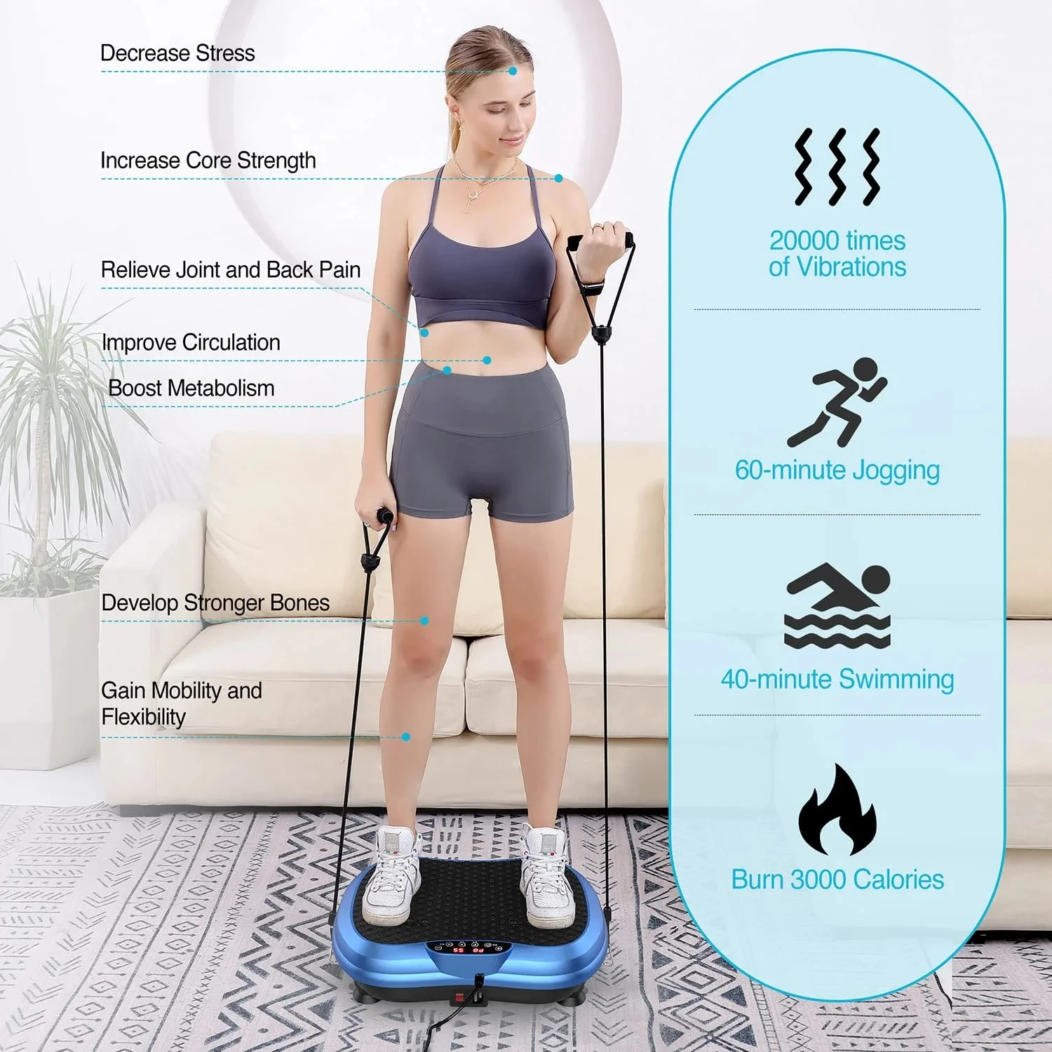 Whole Body Power Fit Vibration Plate Exercise Vibrating Machines Buy Vibrating Machines,Power